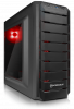 PCS CYCLONE-GAMINGGEHÄUSE (rote LED-Lüfter)